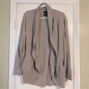 Slouchy pullover cardigan with pockets